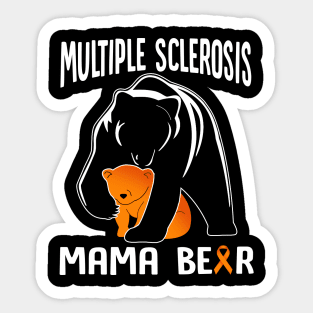 Multiple Sclerosis Mama Bear Sticker